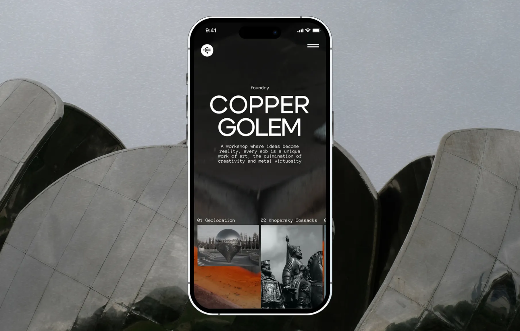 Copper golem — corporate site