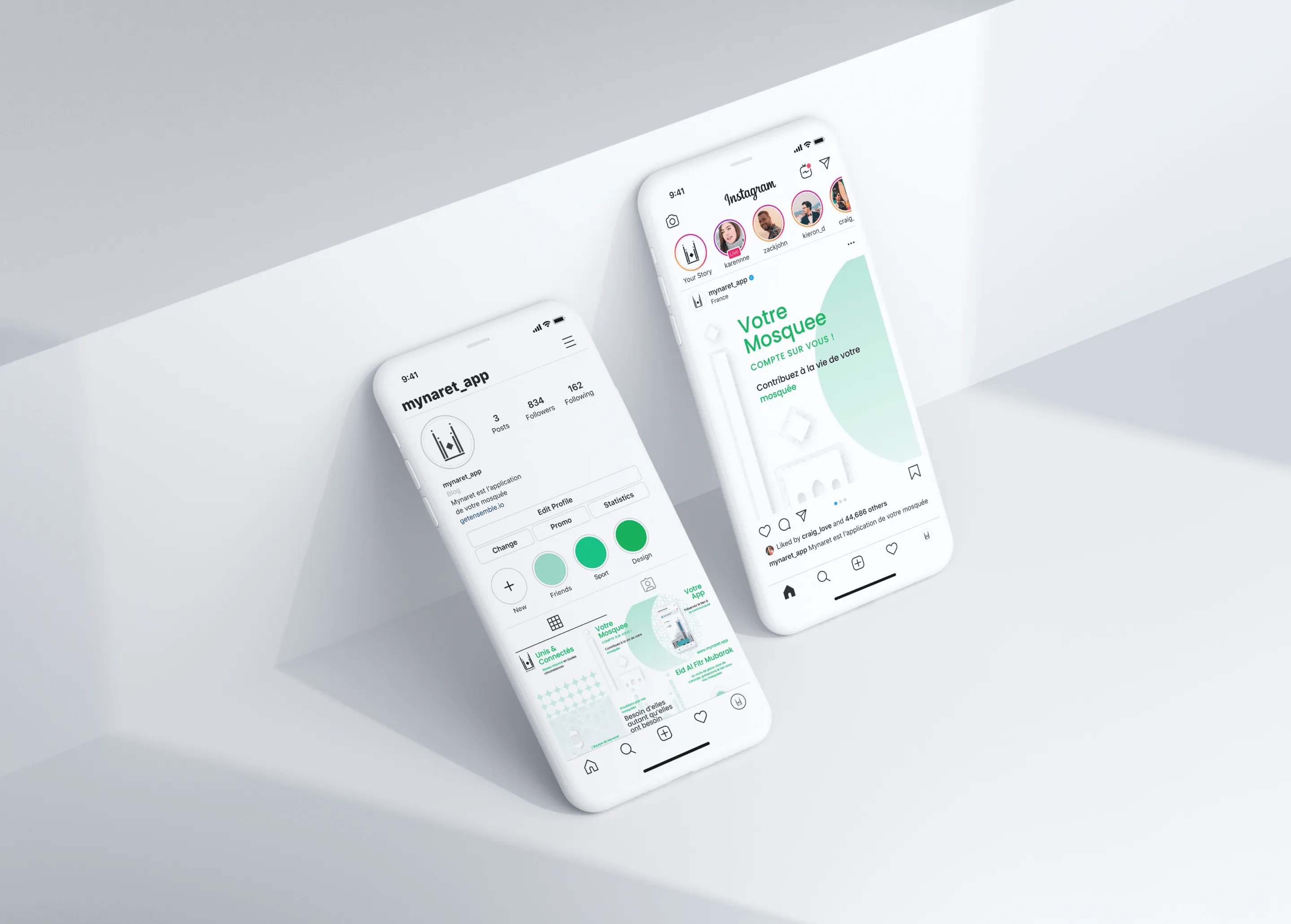 Mynaret — mobile app