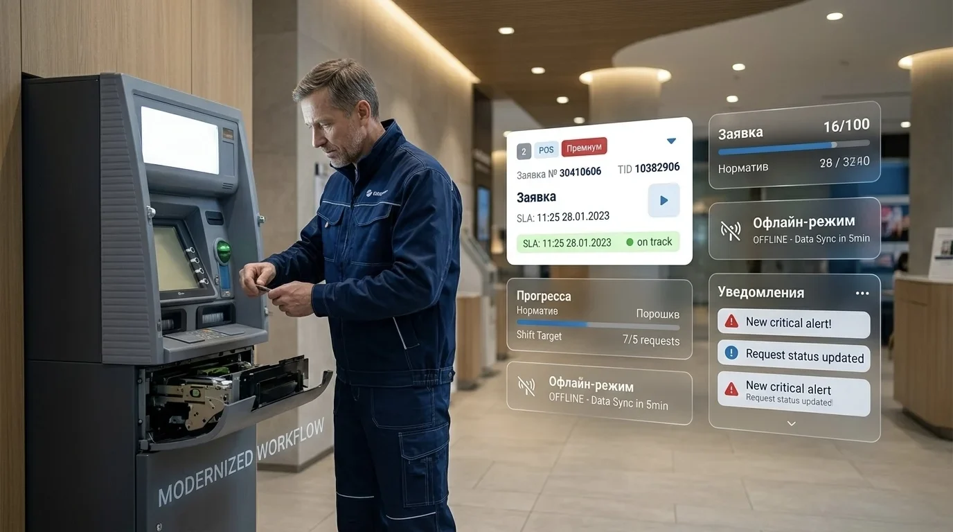 UX редизайн: один тап вместо семи. Как мы ускорили закрытие заявок на 300%